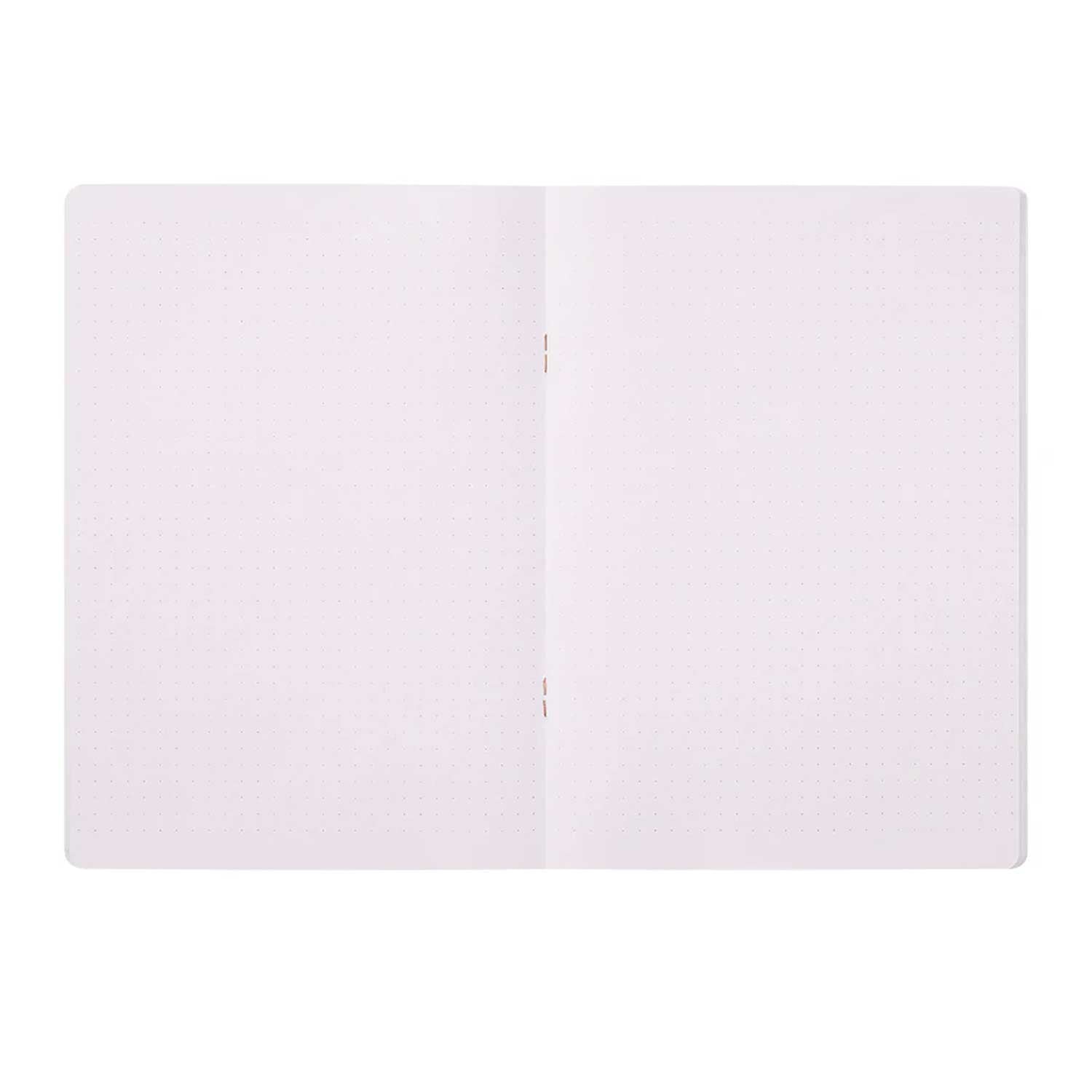 Midori Soft Colour Purple Notebook - A5, Dotted