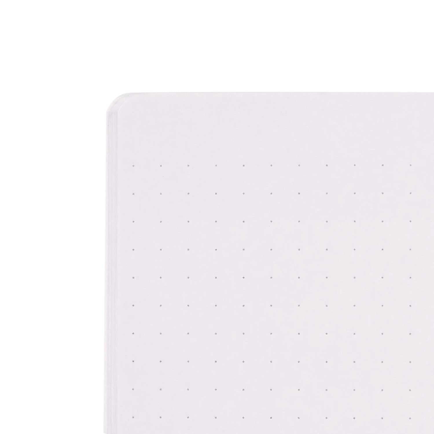 Midori Soft Colour Purple Notebook - A5, Dotted