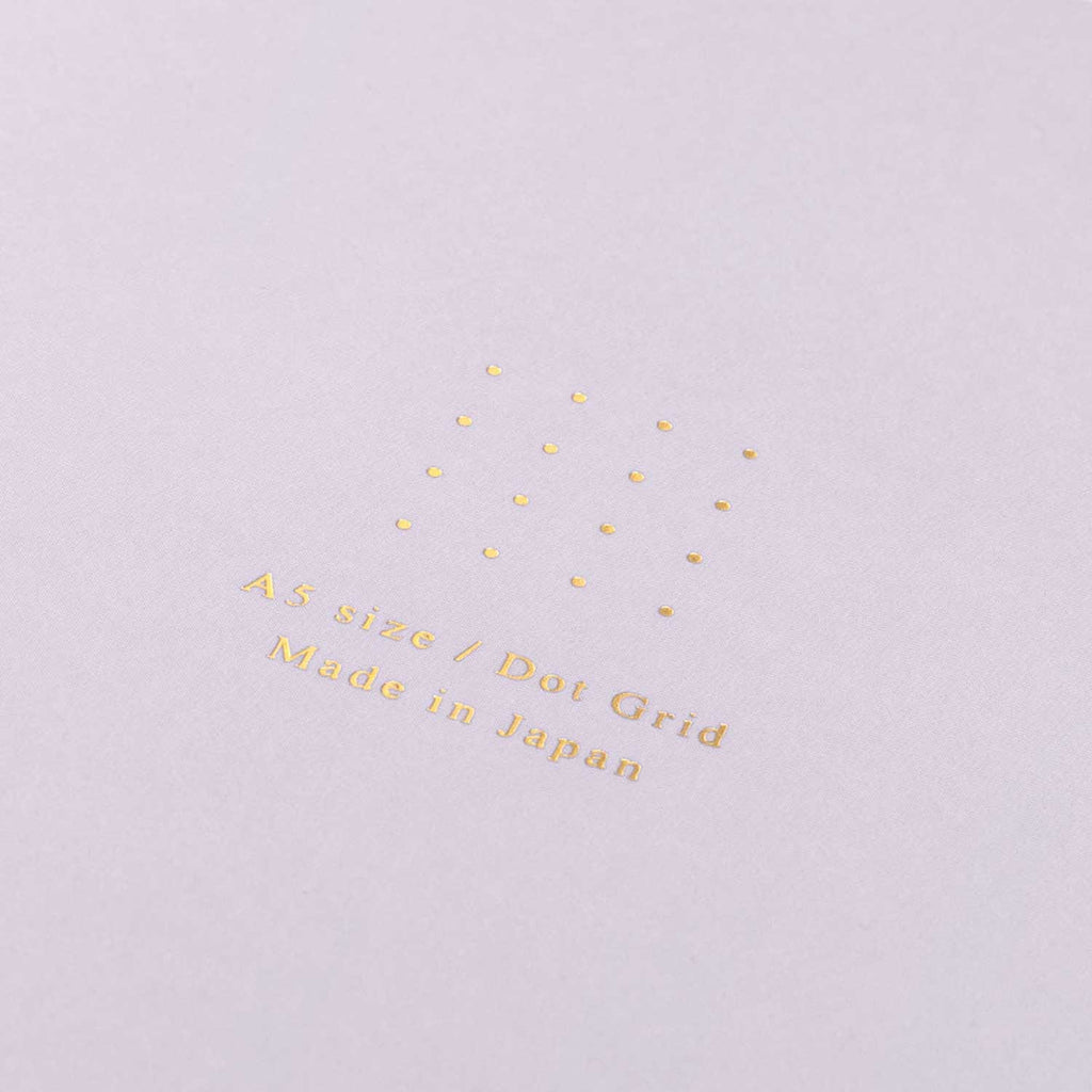 Midori Soft Colour Purple Notebook - A5, Dotted