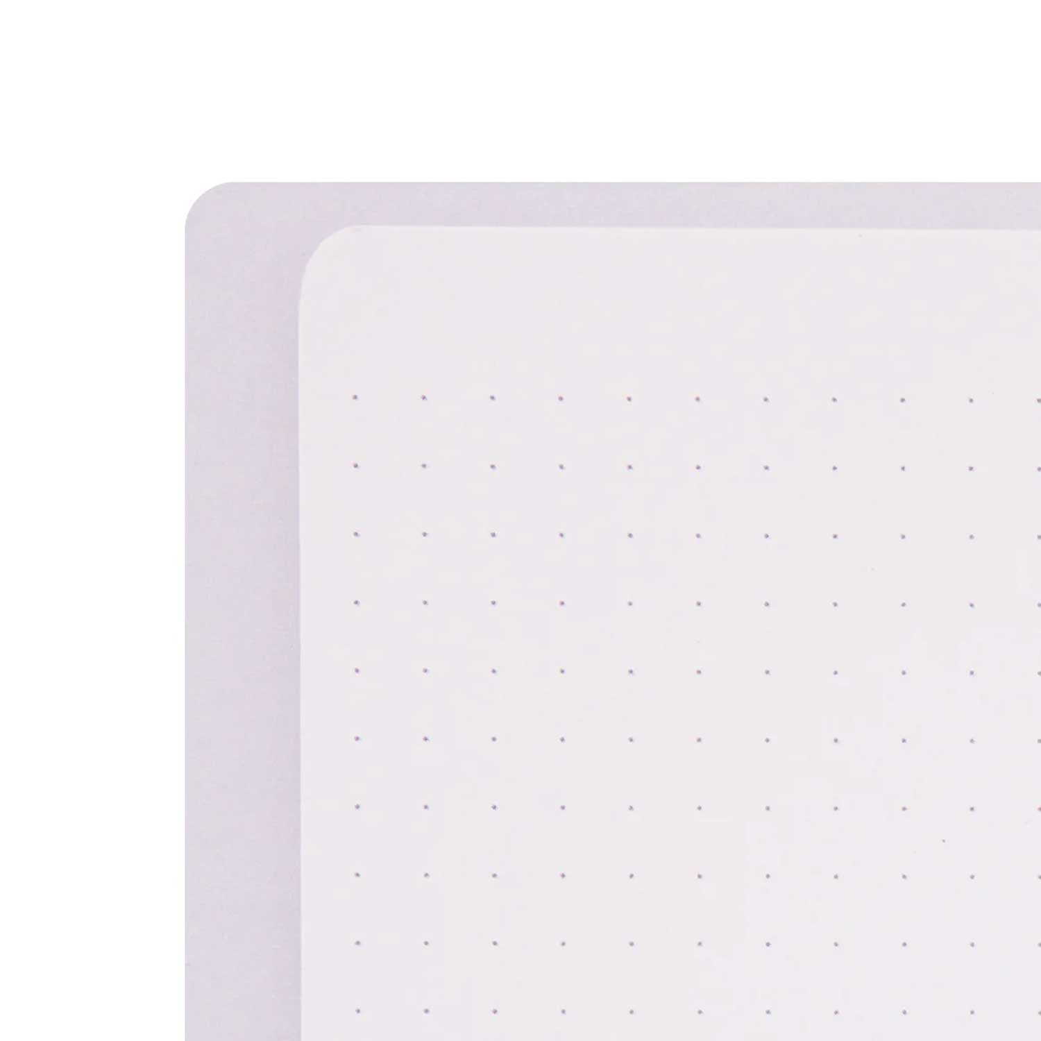 Midori Soft Colour Purple Spiral Notebook - A5, Dotted