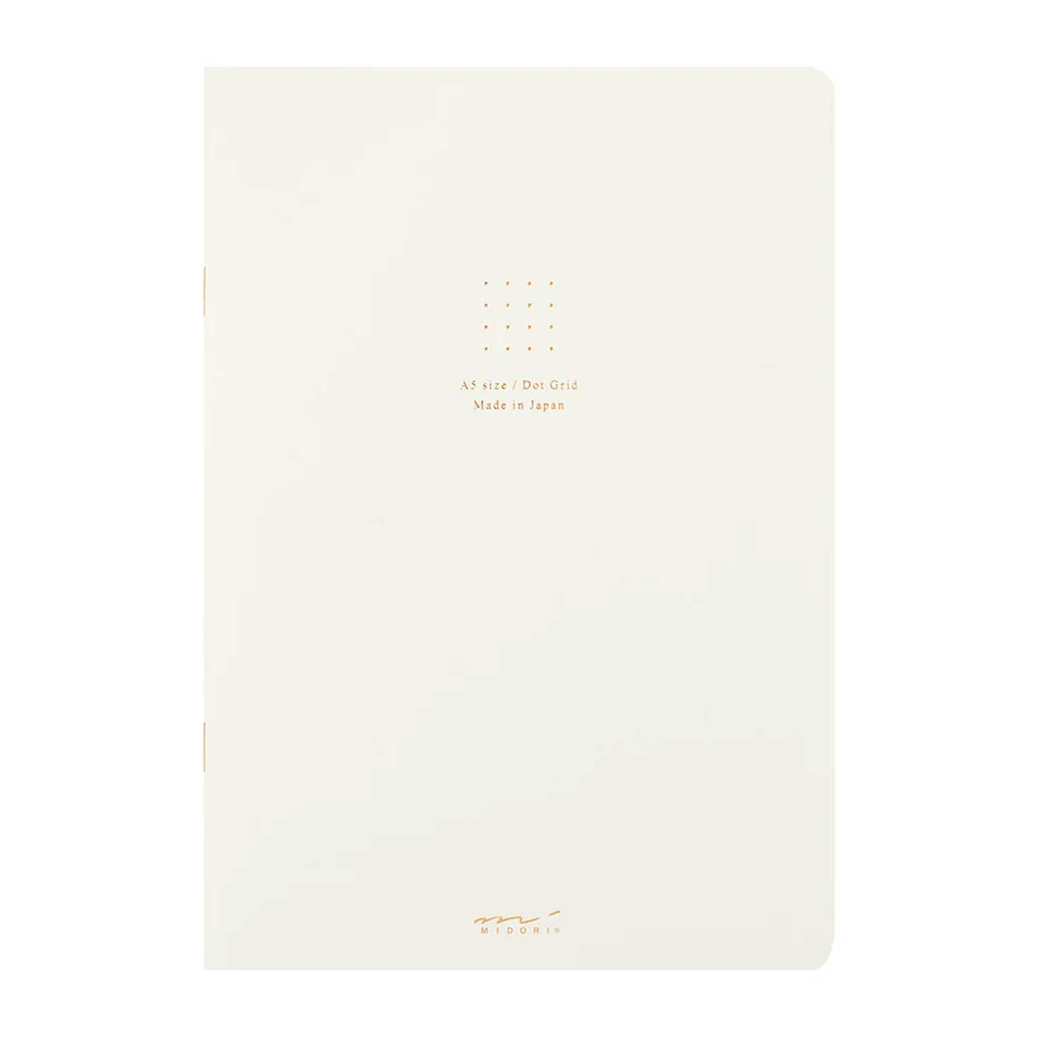 Midori Soft Colour White Notebook - A5, Dotted