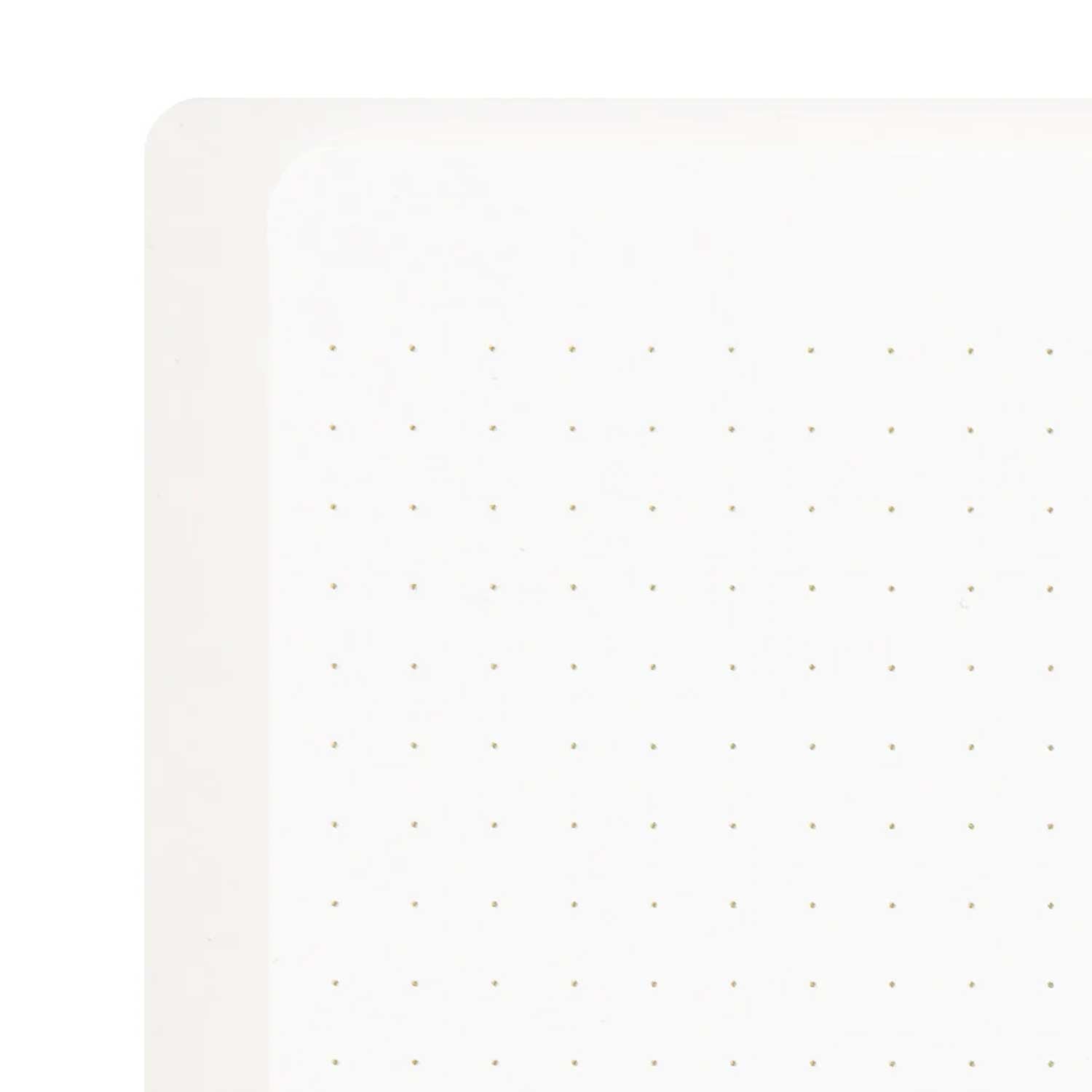 Midori Soft Colour White Spiral Notebook - A5, Dotted