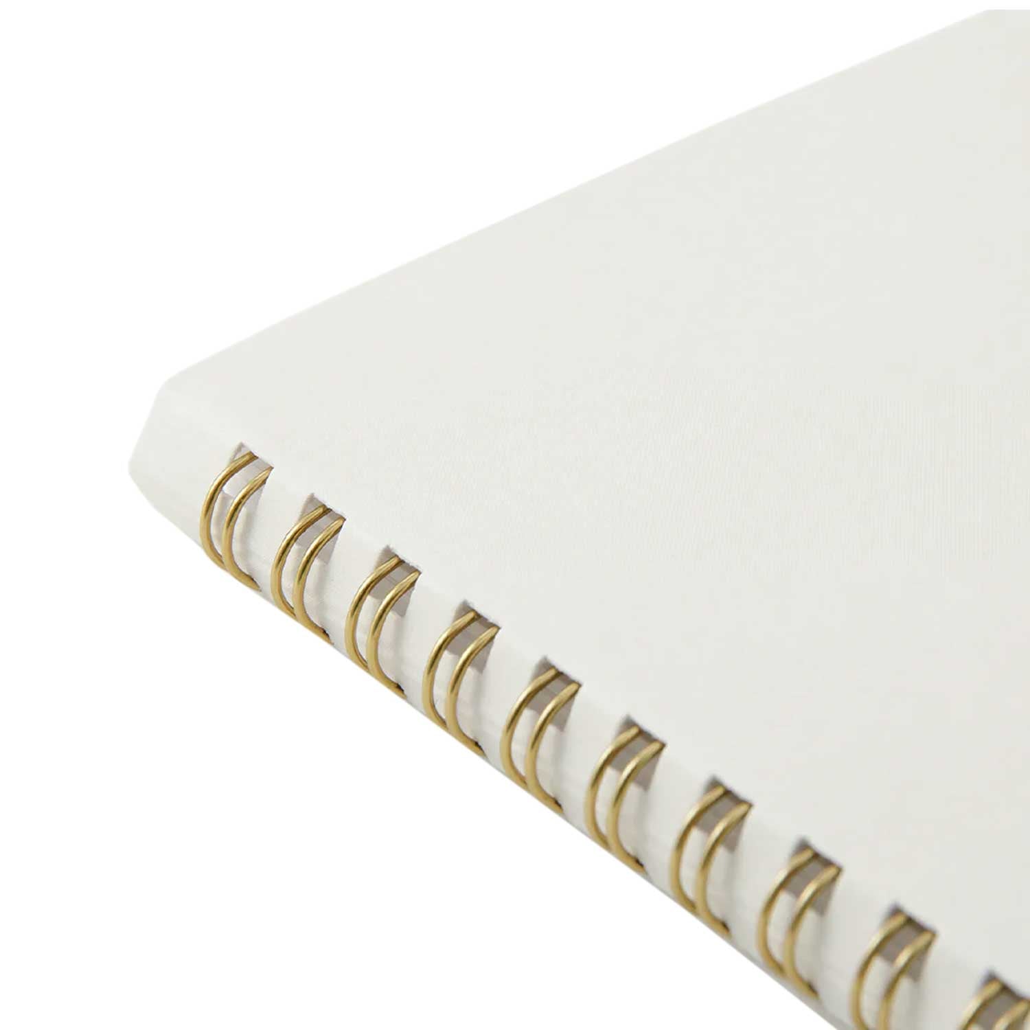 Midori Soft Colour White Spiral Notebook - A5, Dotted