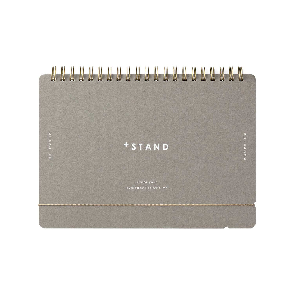 Midori + Stand Grey Spiral Notebook - A5, Plain