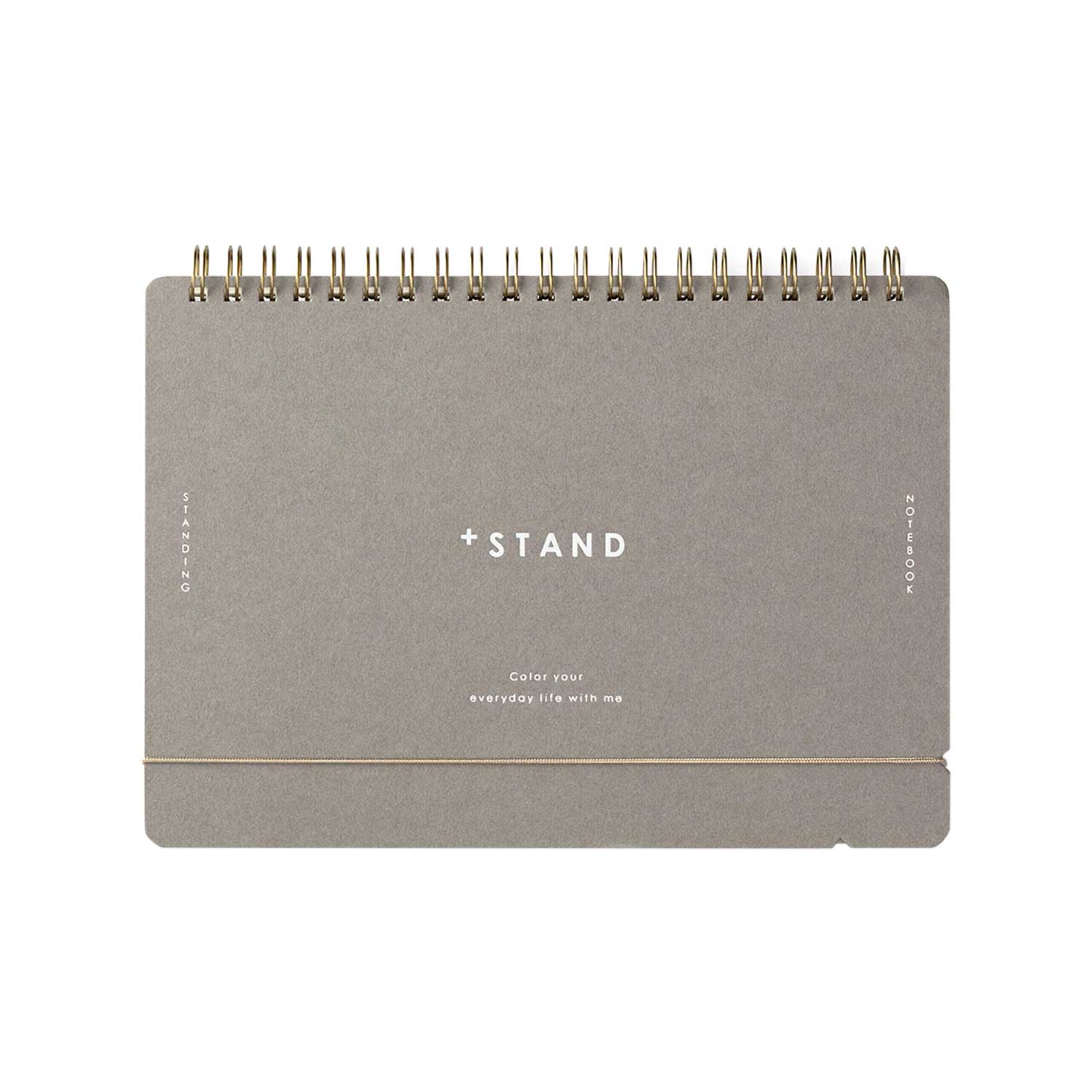 Midori + Stand Grey Spiral Notebook - A5, Plain