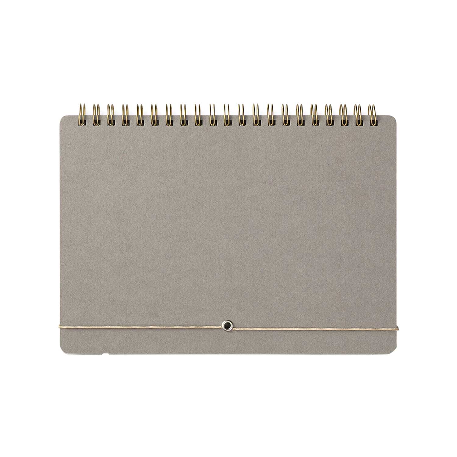 Midori + Stand Grey Spiral Notebook - A5, Plain