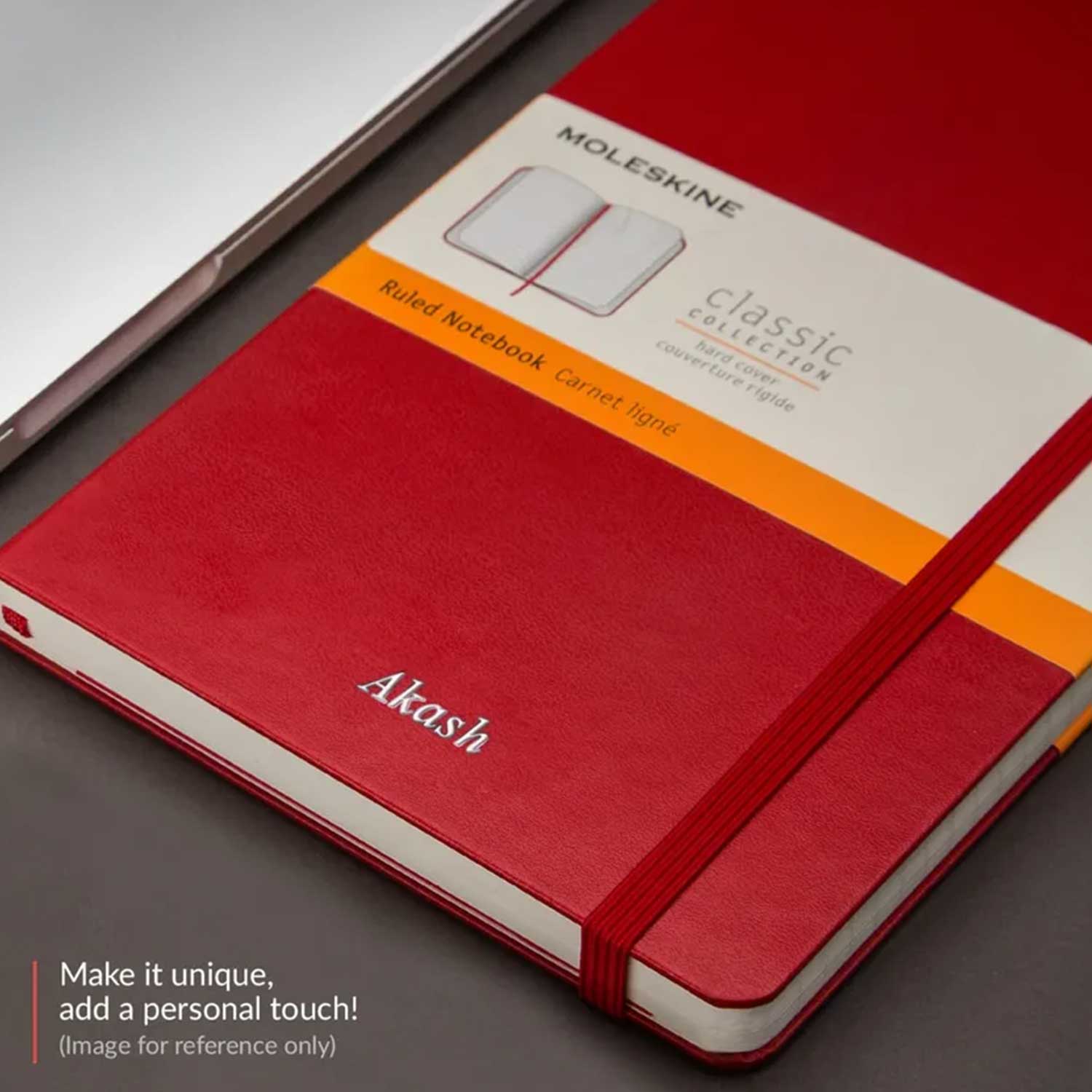 Moleskine Classic Hard Cover Red Notebook - A5, Ruled