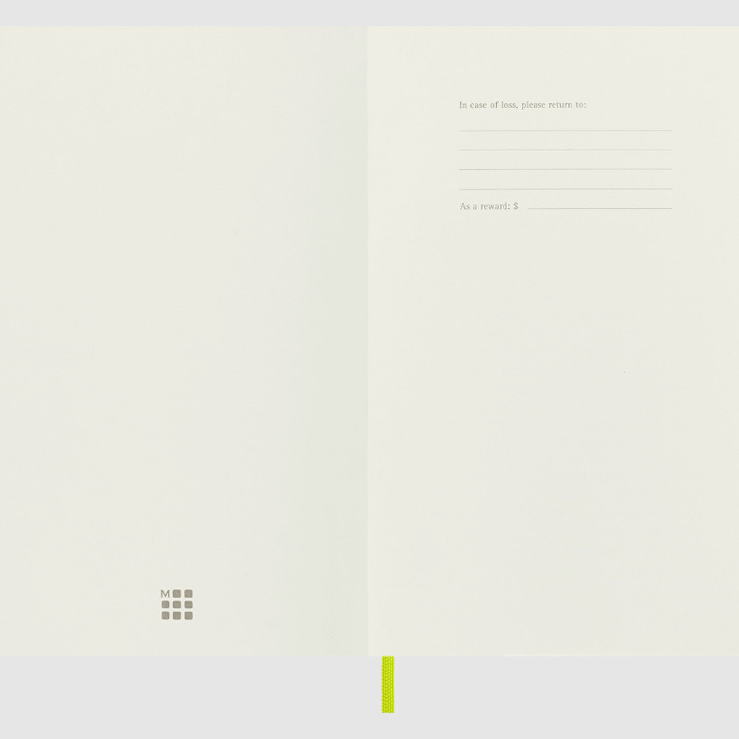 Moleskine Classic Hard Cover Lemon Green Notebook - A5, Ruled