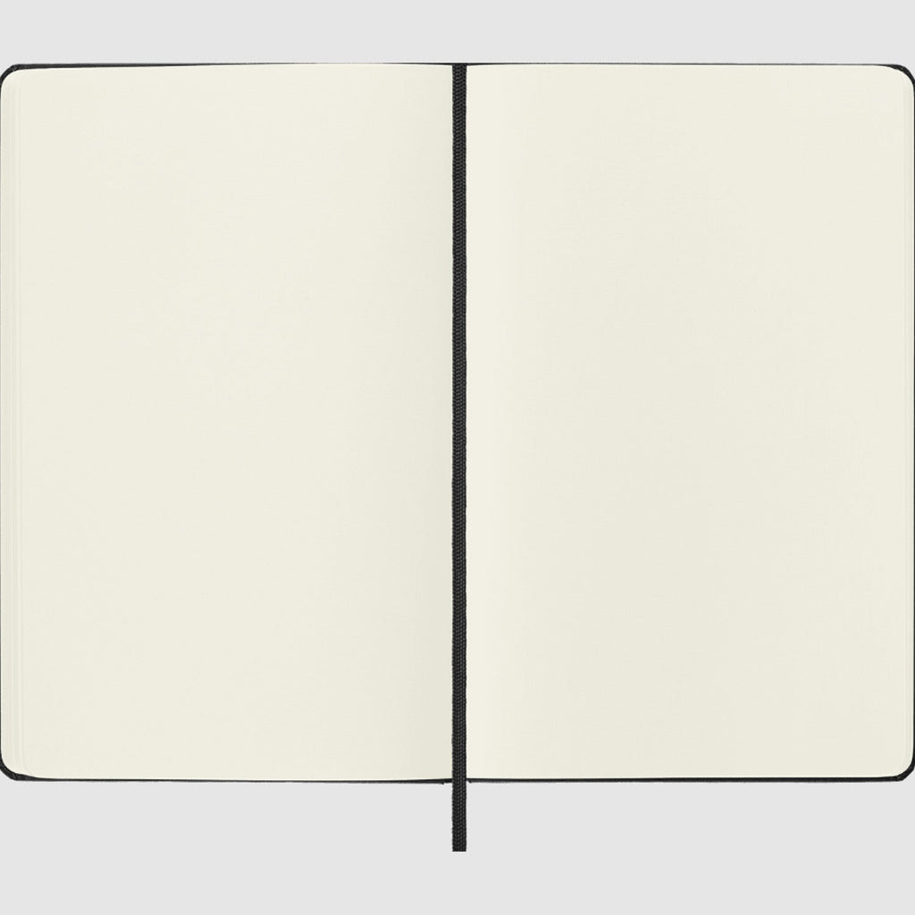 Moleskine Classic Hard Cover Notebook - Black - A5 - Plain