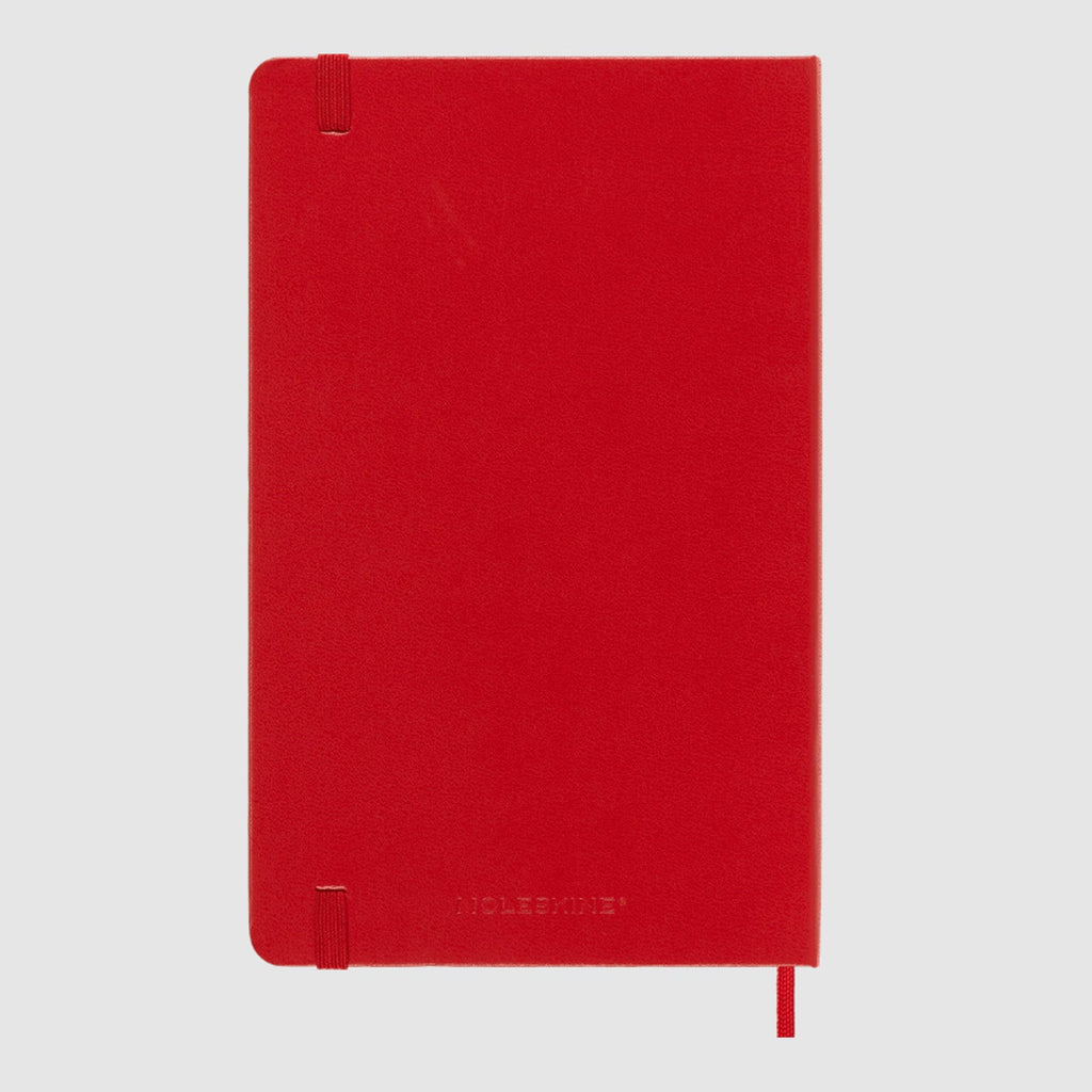 Moleskine Classic Hard Cover Notebook - Red - A5 - Plain