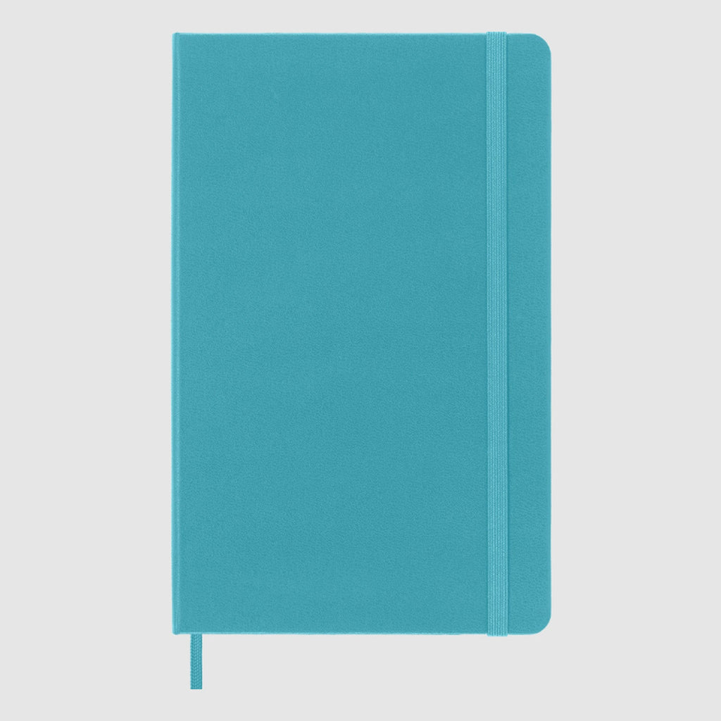 Moleskine Classic Hard Cover Notebook - Reef Blue - A5 - Plain