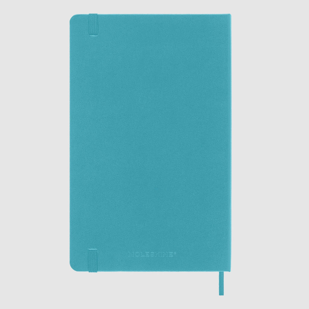 Moleskine Classic Hard Cover Notebook - Reef Blue - A5 - Plain
