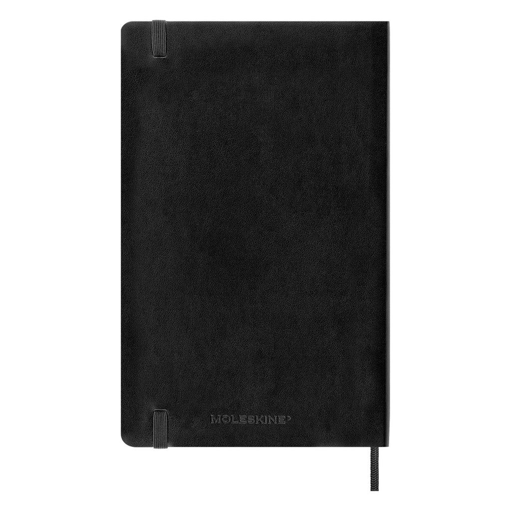 Moleskine Classic Soft Cover Black Notebook - A5, Ruled