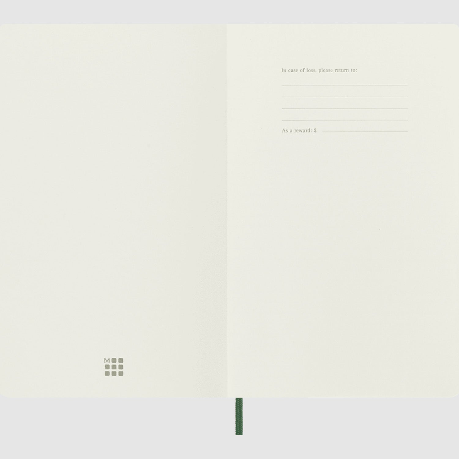 Moleskine Classic Soft Cover Myrtle Green Notebook - A5, Ruled