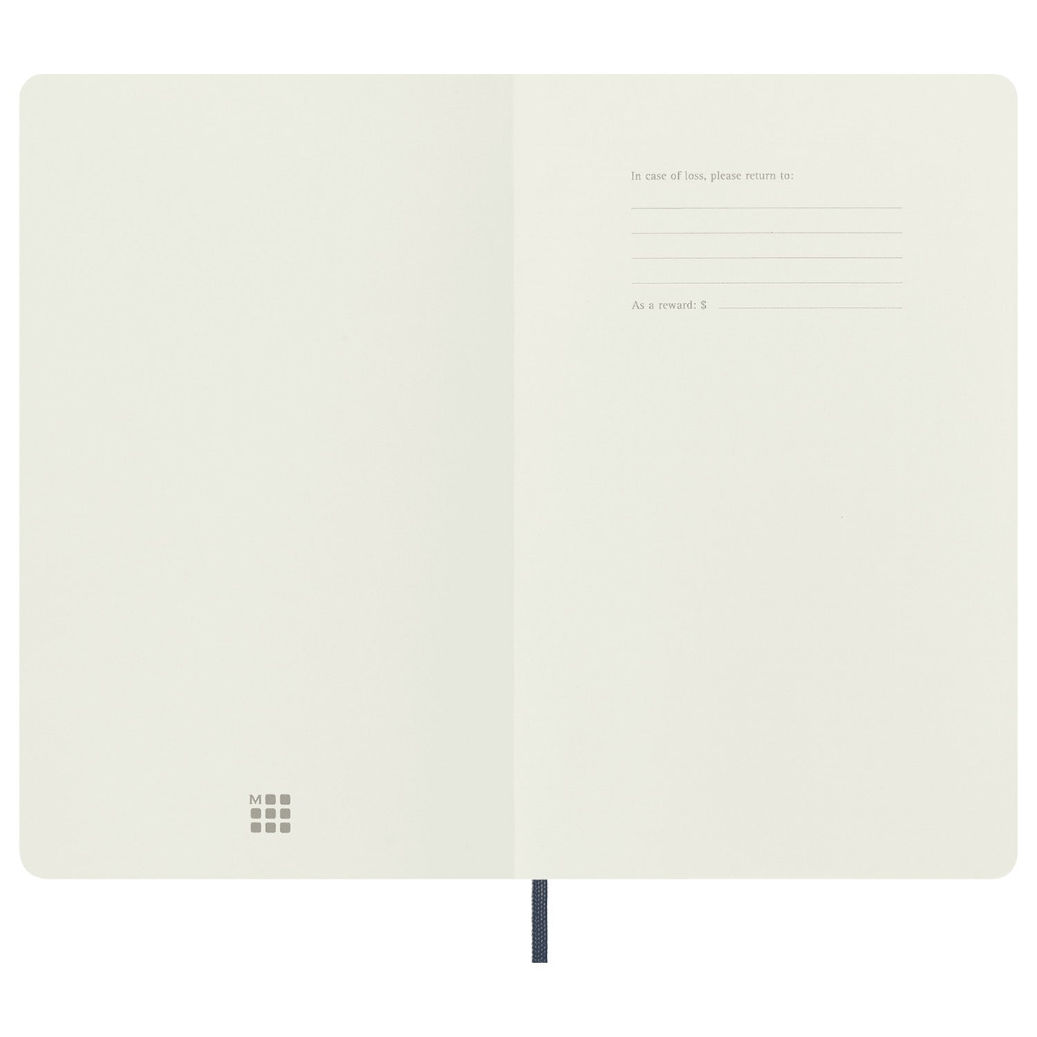 Moleskine Classic Soft Cover Navy Blue Notebook - A5, Ruled