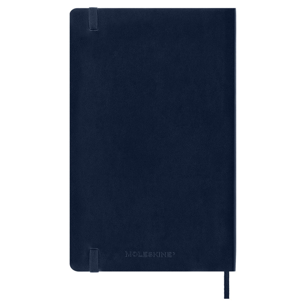 Moleskine Classic Soft Cover Navy Blue Notebook - A5, Ruled