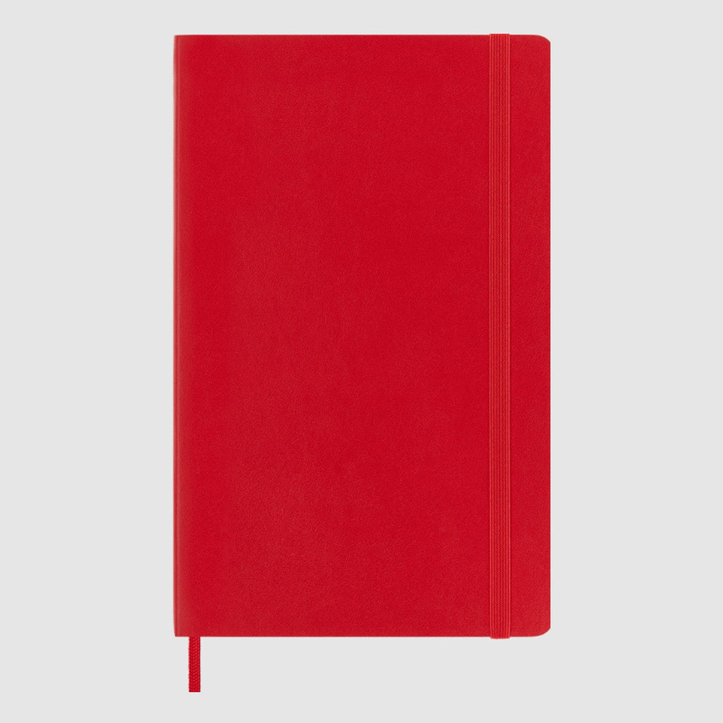 Moleskine Classic Soft Cover Notebook - Red - A5 - Plain