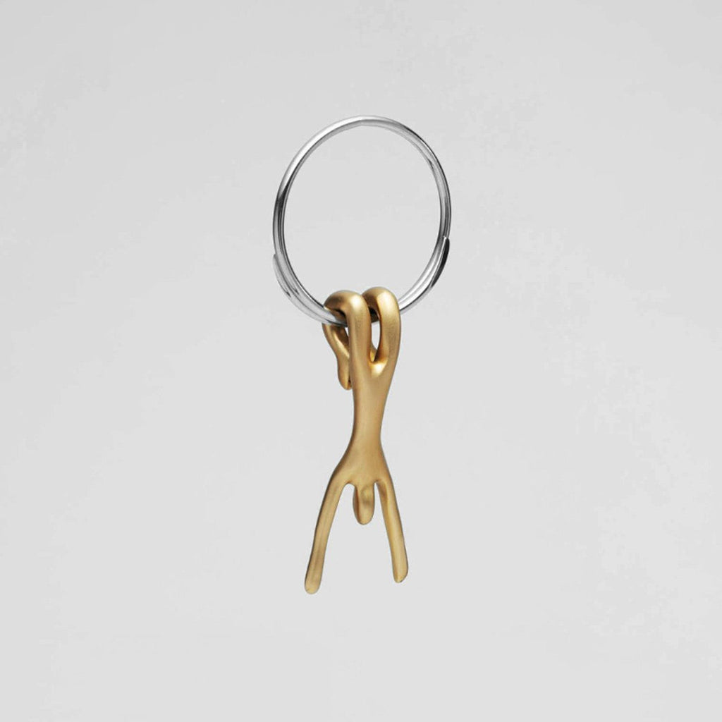 Mukul Goyal Acrobat Keychain - Burnished Brass