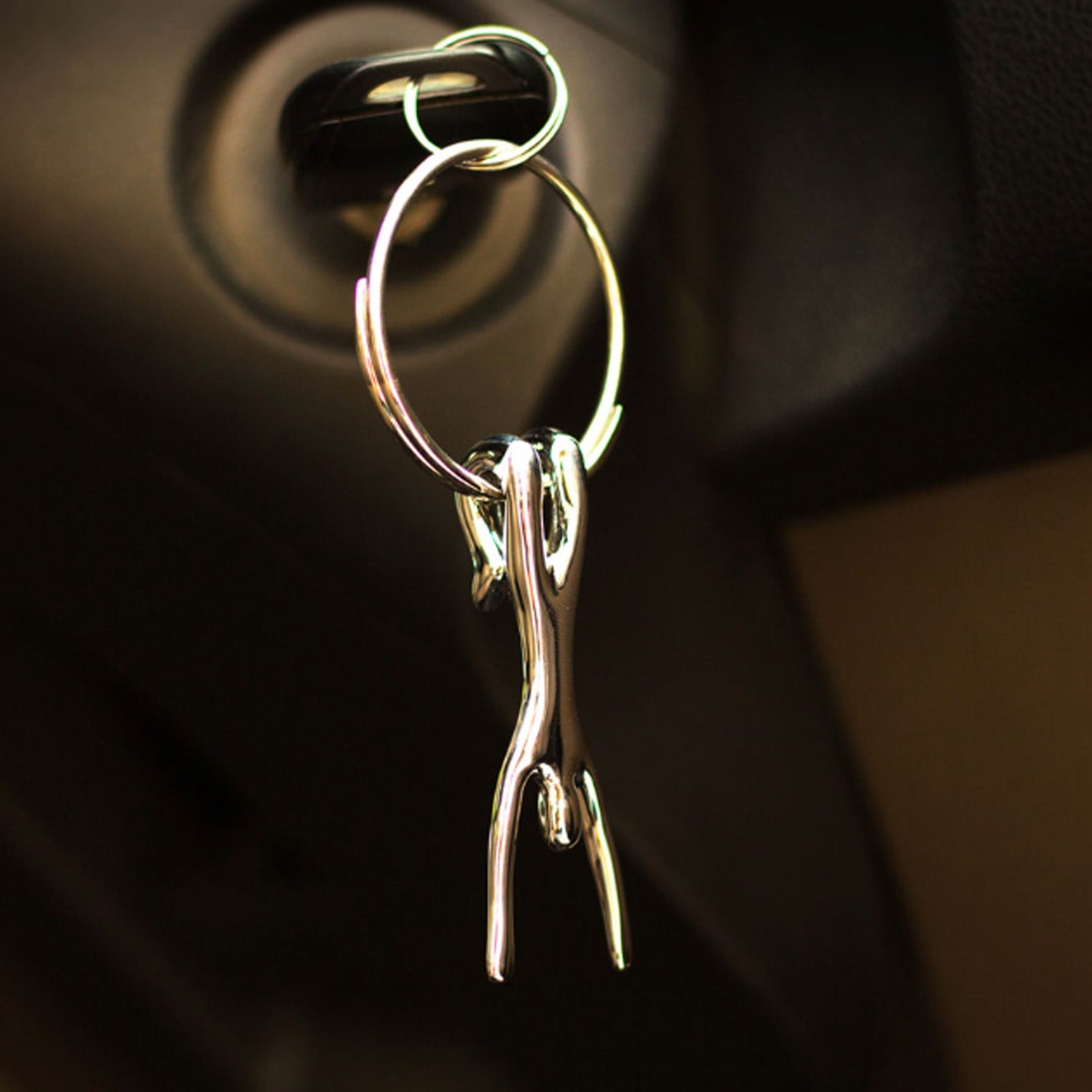 Mukul Goyal Acrobat Keychain - Burnished Brass