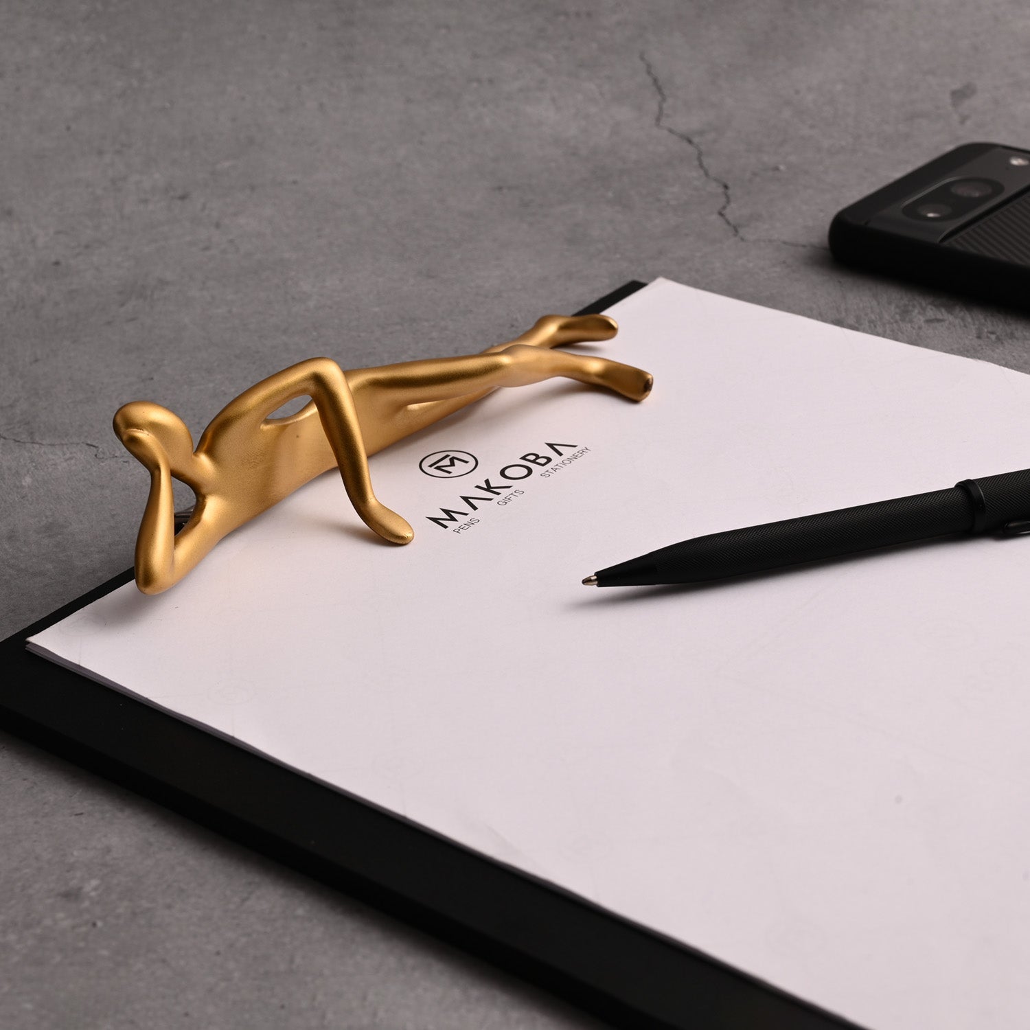 Mukul Goyal ID Clipboard - Burnished Brass