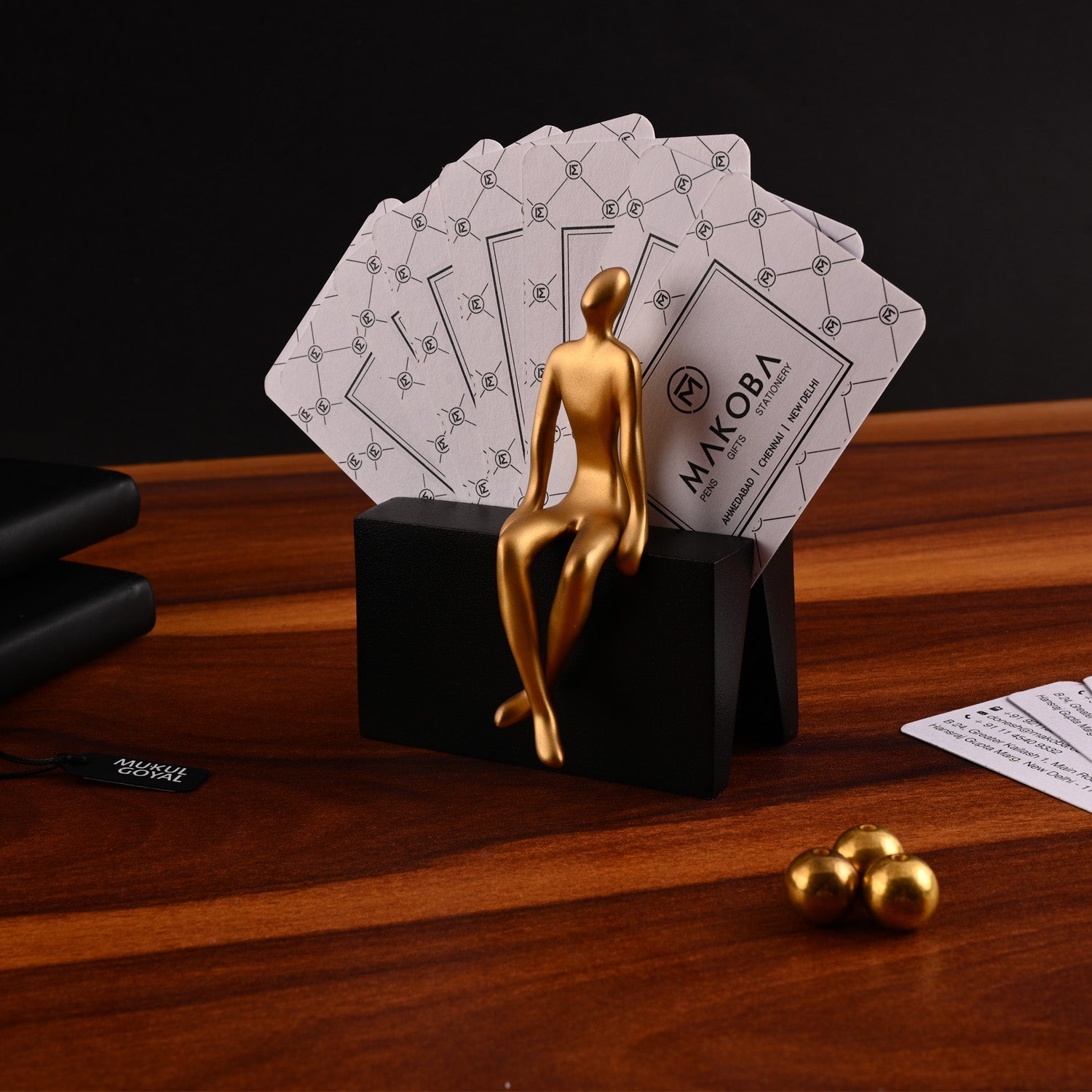 Mukul Goyal ID Paper Clip - Burnished Brass