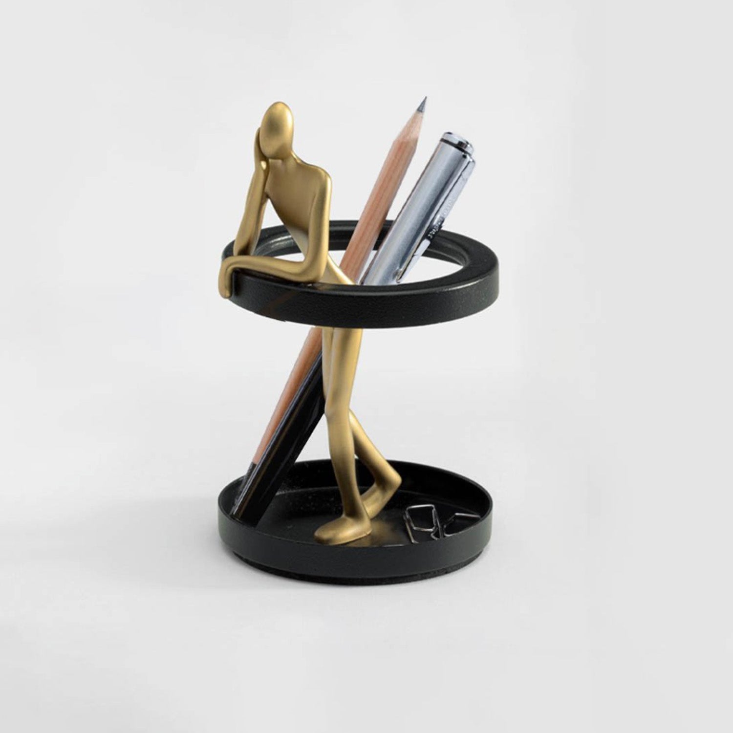 Mukul Goyal ID Pen Holder - Burnished Brass