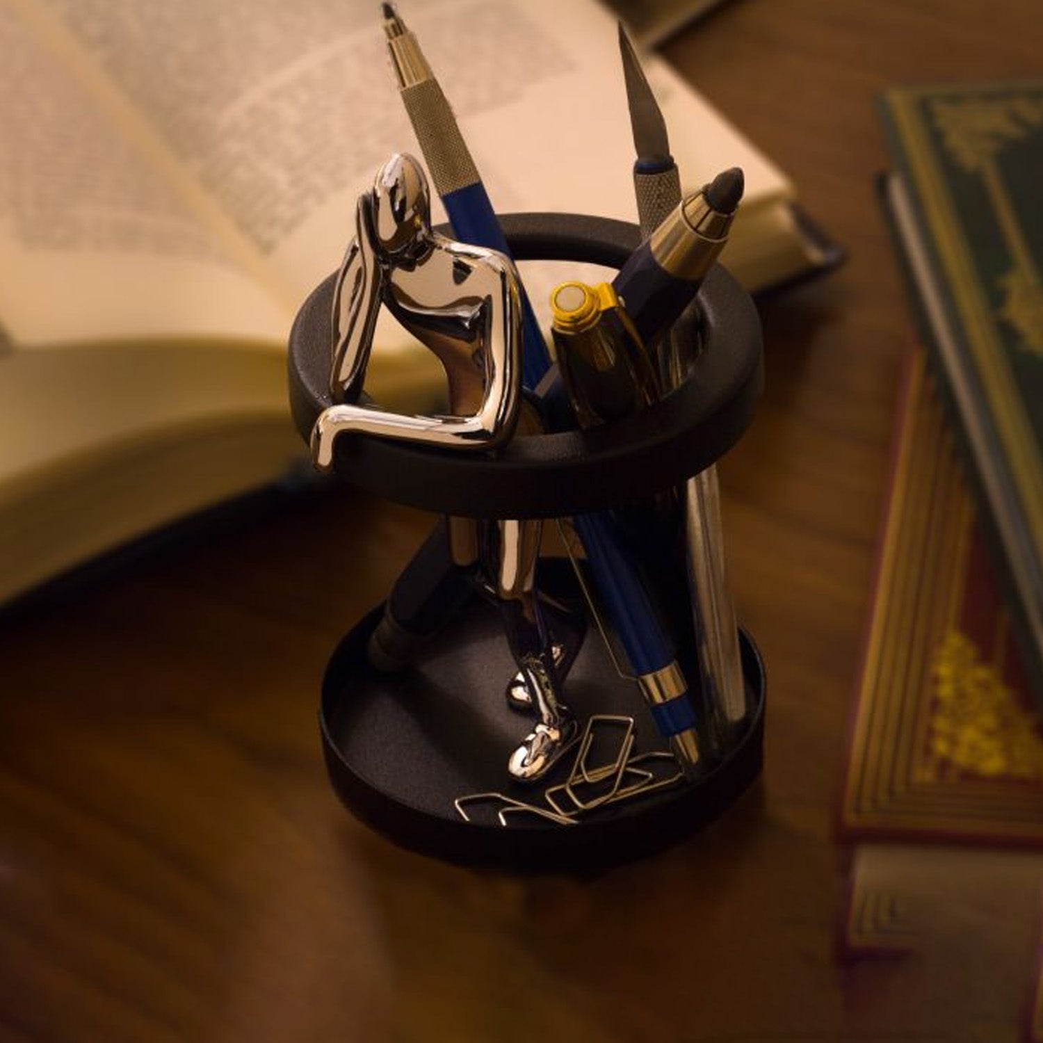 Mukul Goyal ID Pen Holder - Burnished Brass