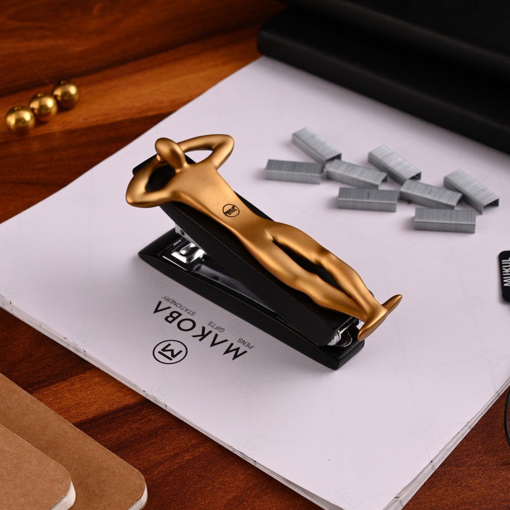 Mukul Goyal ID Stapler - Burnished Brass