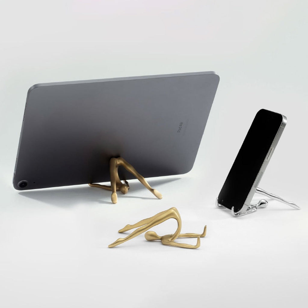 Mukul Goyal ID Yoga Phone/Tab Rest - Burnished Brass
