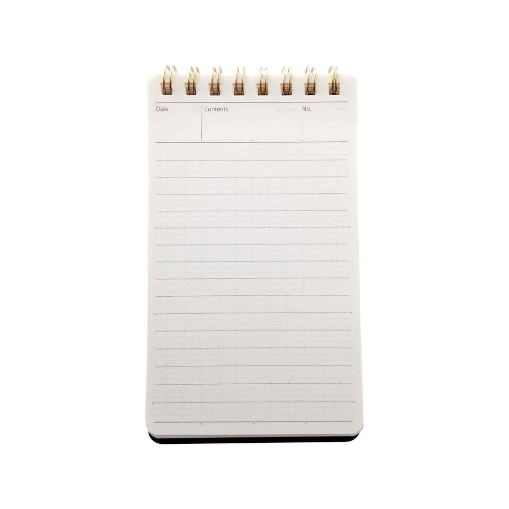 Nakabayashi Logical Prime Fountain Pen Friendly Spiral Notebook, Blue - 6mm Ruled