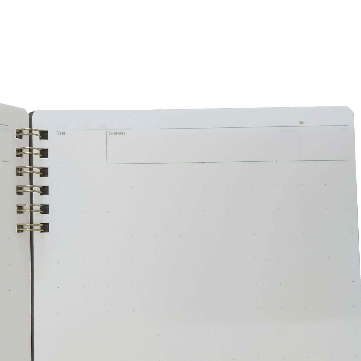 Nakabayashi Logical Prime Fountain Pen Friendly Spiral Notebook, Brown - Dot Ruled