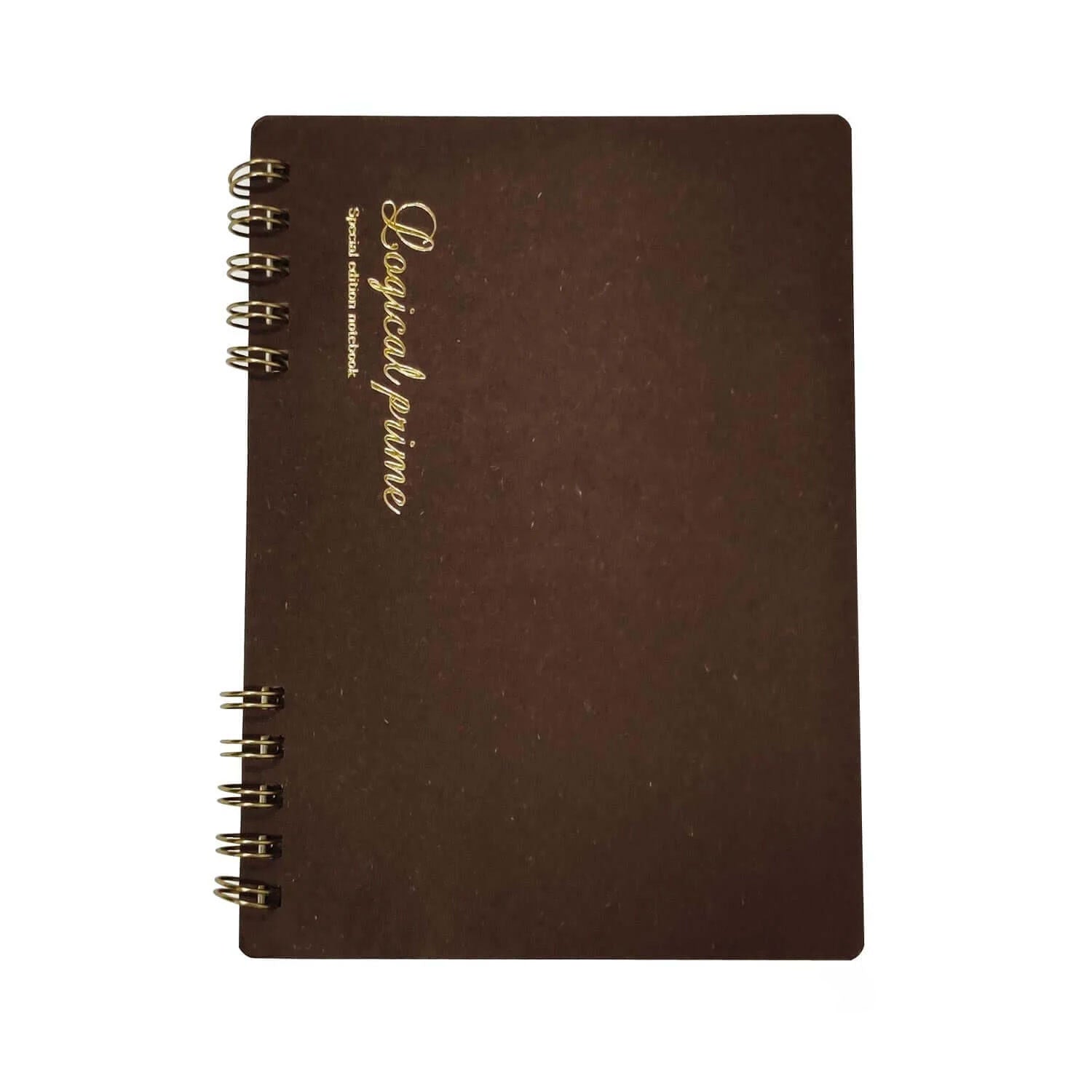 Nakabayashi Logical Prime Fountain Pen Friendly Spiral Notebook, Brown - Dot Ruled