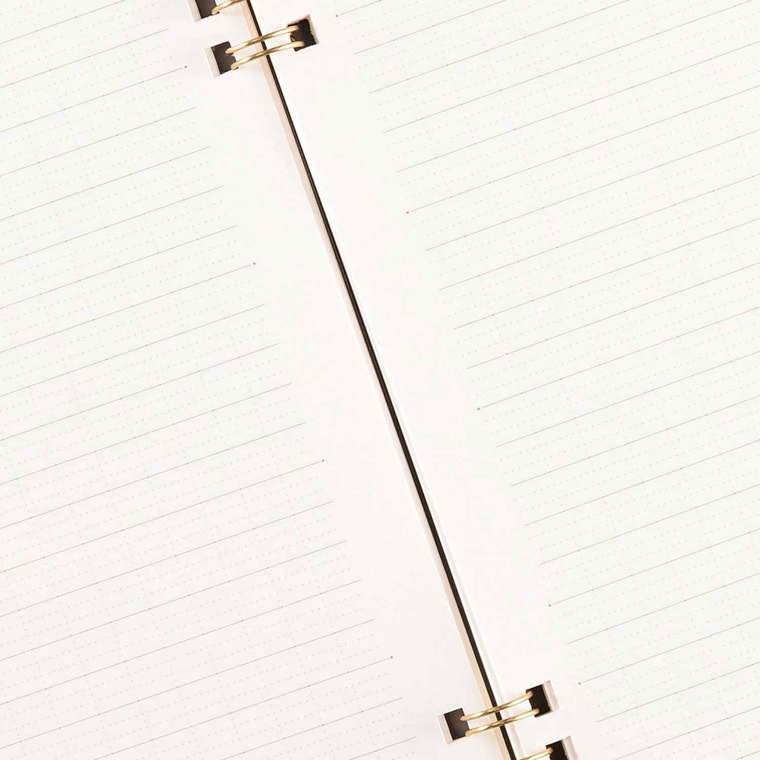 Nakabayashi Logical Prime Fountain Pen Friendly Spiral Notebook, Green - 7mm Ruled