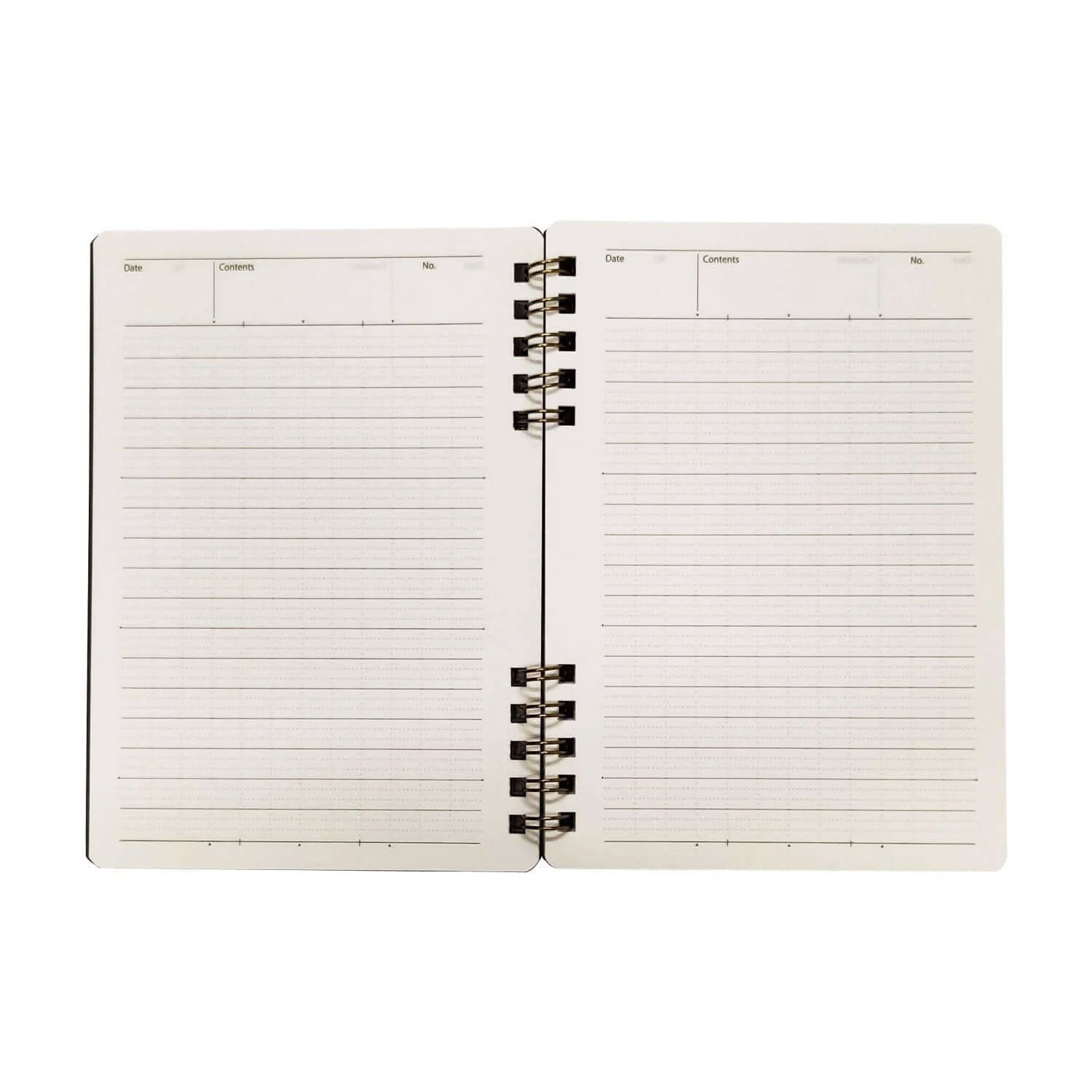 Nakabayashi Logical Prime Fountain Pen Friendly Spiral Notebook, Green - 7mm Ruled