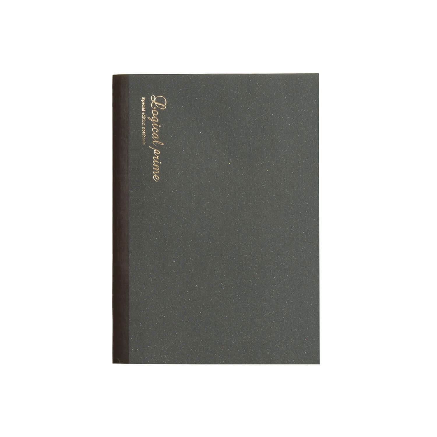 Nakabayashi Logical Prime Fountain Pen Friendly Stitched Notebook, Black - Square Ruled