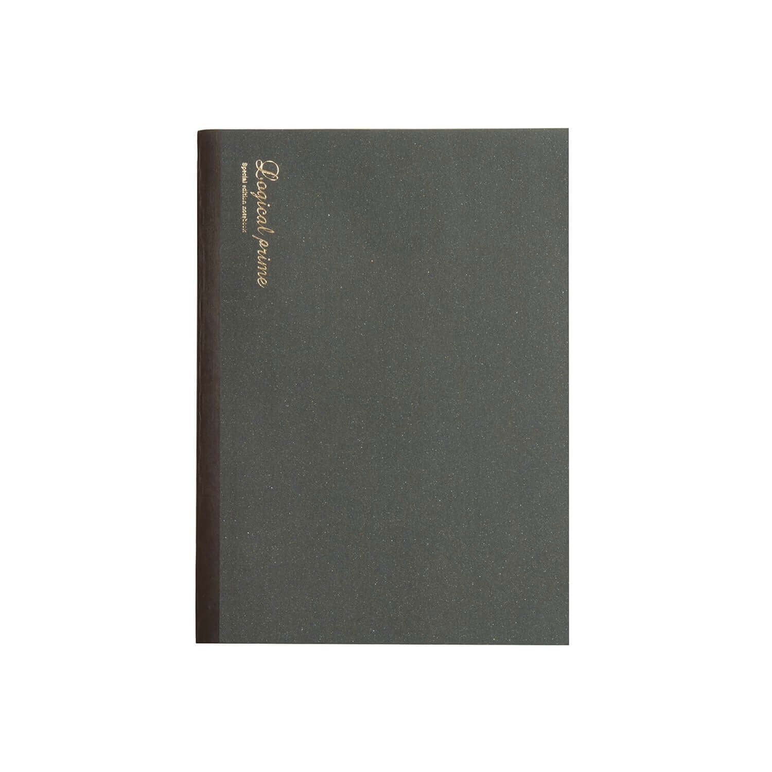 Nakabayashi Logical Prime Fountain Pen Friendly Stitched Notebook, Black - Square Ruled