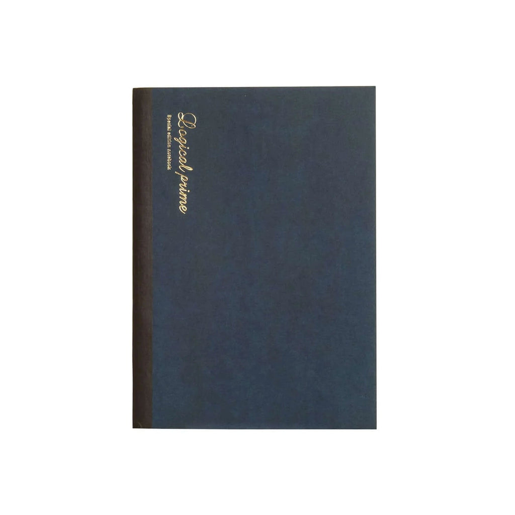 Nakabayashi Logical Prime Fountain Pen Friendly Stitched Notebook, Blue - 6mm Ruled