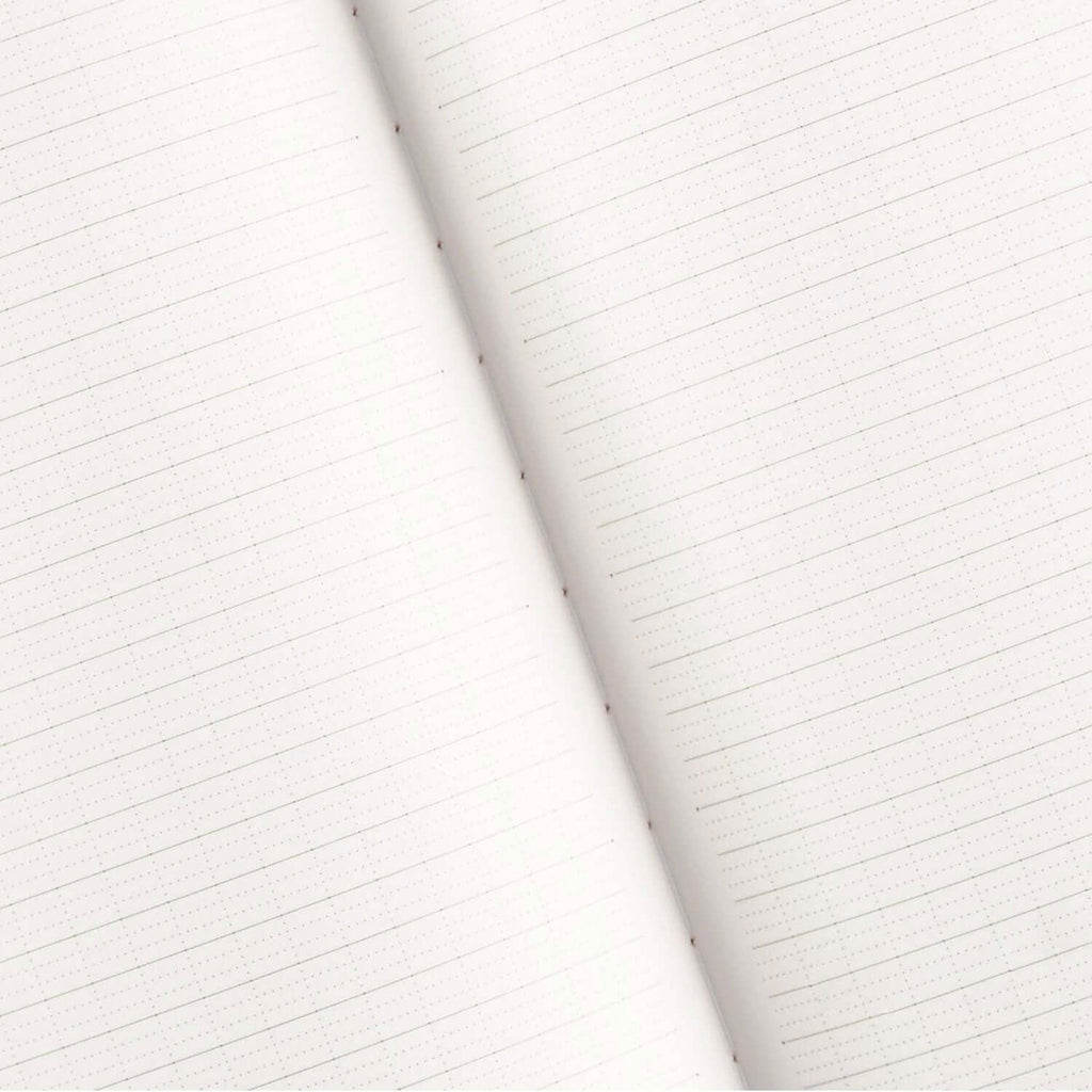 Nakabayashi Logical Prime Fountain Pen Friendly Stitched Notebook, Blue - 6mm Ruled