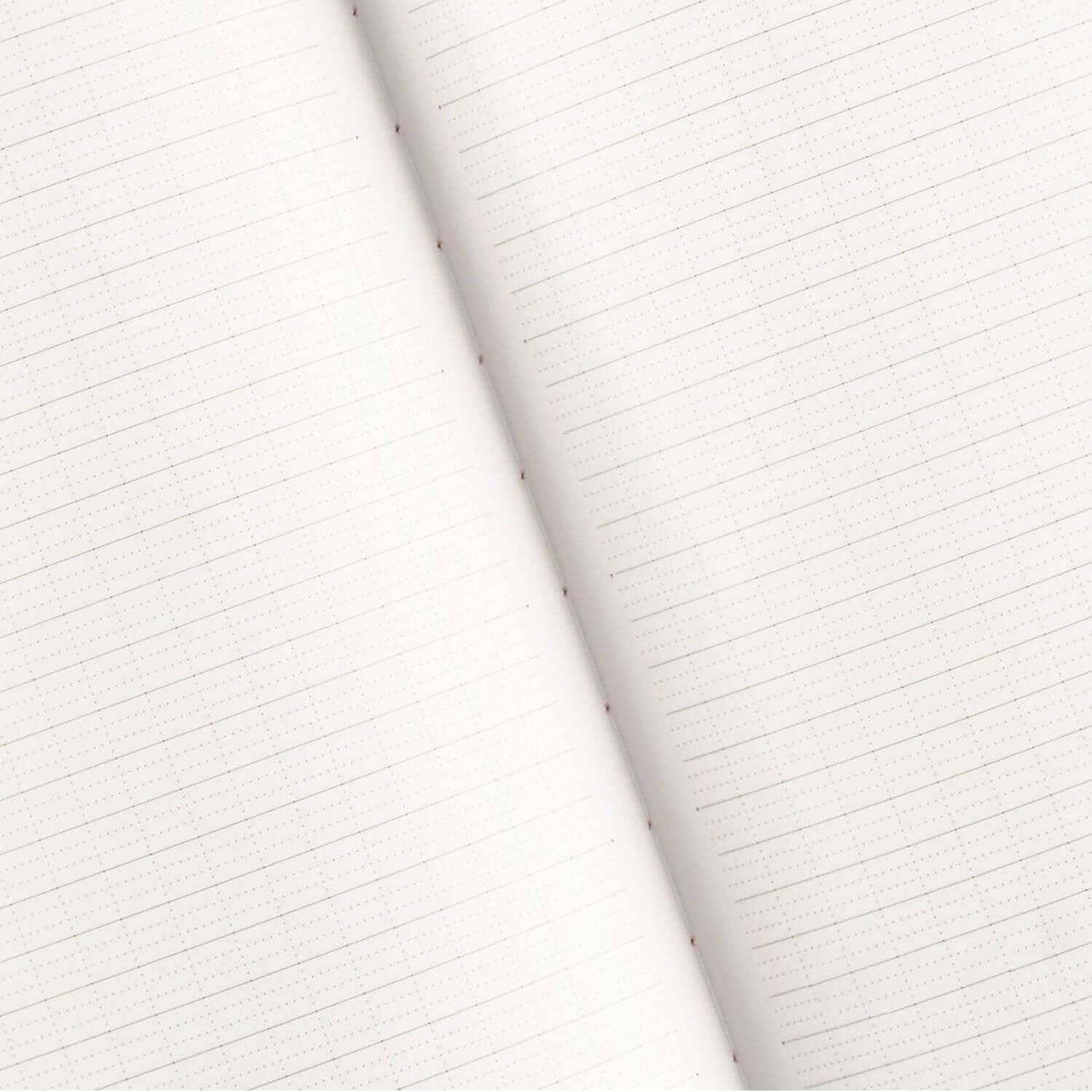 Nakabayashi Logical Prime Fountain Pen Friendly Stitched Notebook, Blue - 6mm Ruled