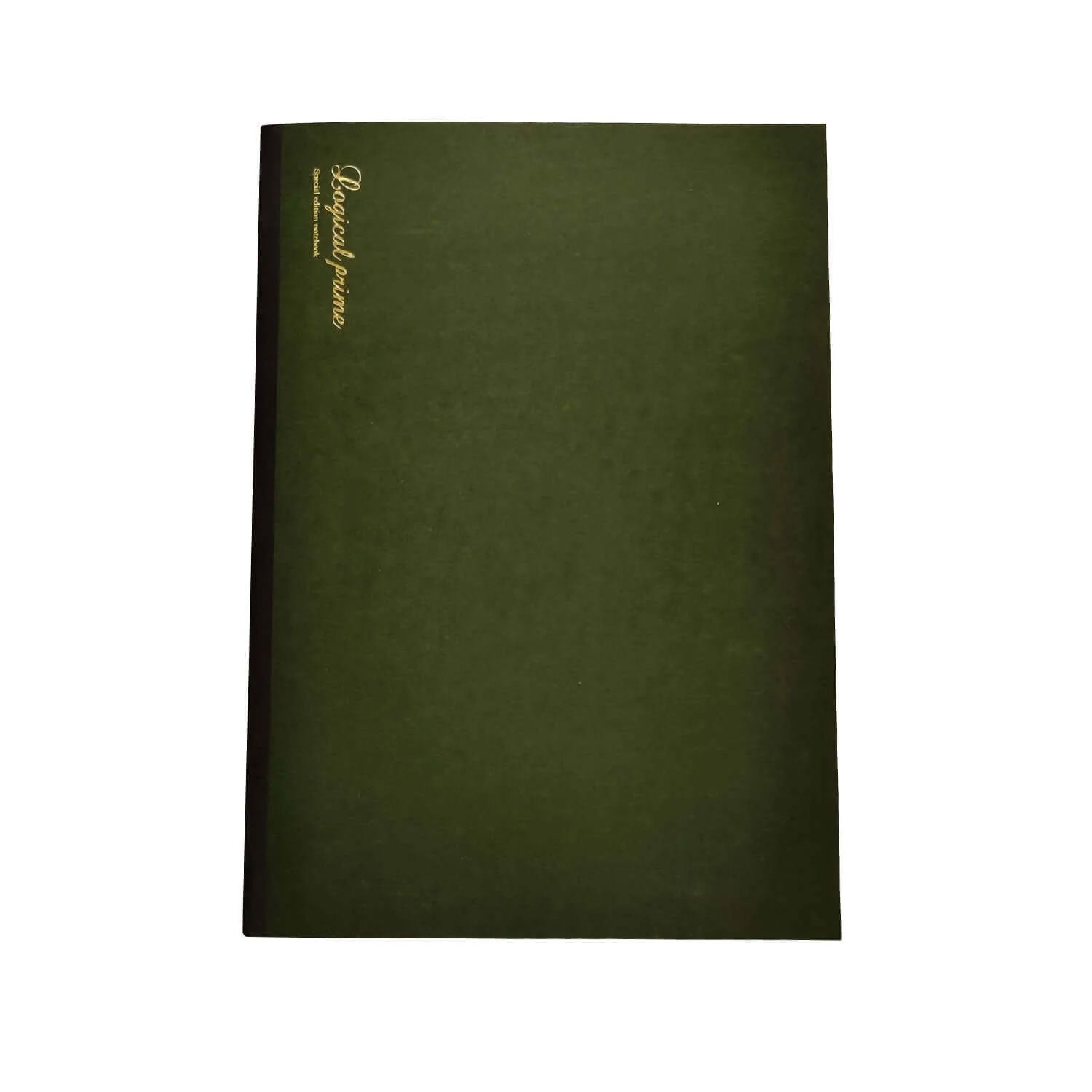 Nakabayashi Logical Prime Fountain Pen Friendly Stitched Notebook, Green - 7mm Ruled