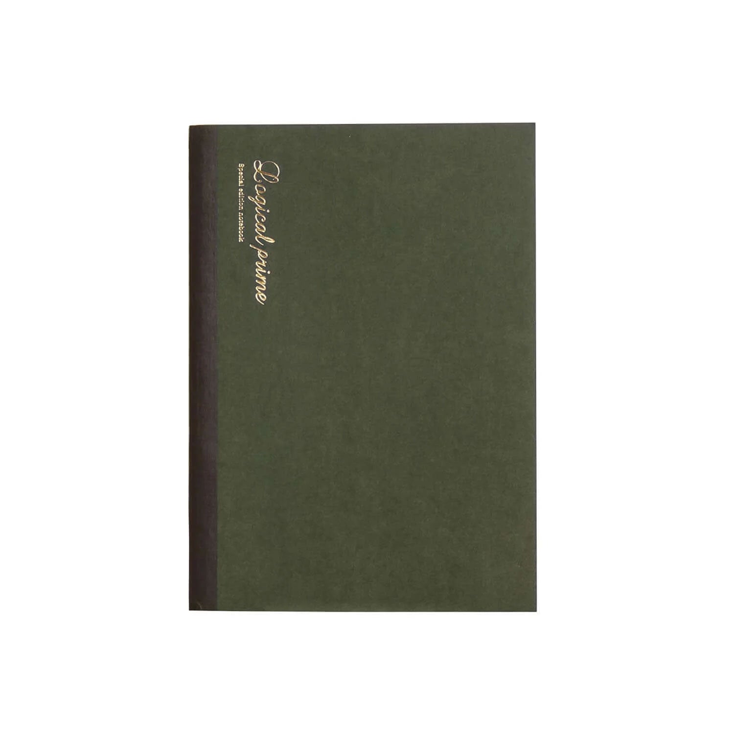 Nakabayashi Logical Prime Fountain Pen Friendly Stitched Notebook, Green - 7mm Ruled