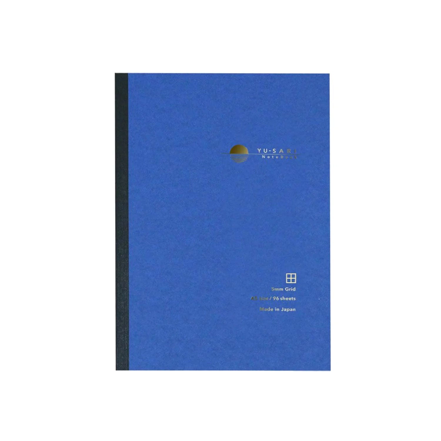 Nakabayashi Yu-Sari Fountain Pen Friendly Notebook, Blue - Sqr Ruled