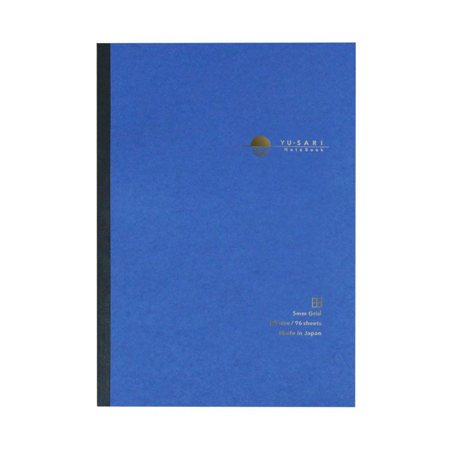 Nakabayashi Yu-Sari Fountain Pen Friendly Notebook, Blue - Sqr Ruled
