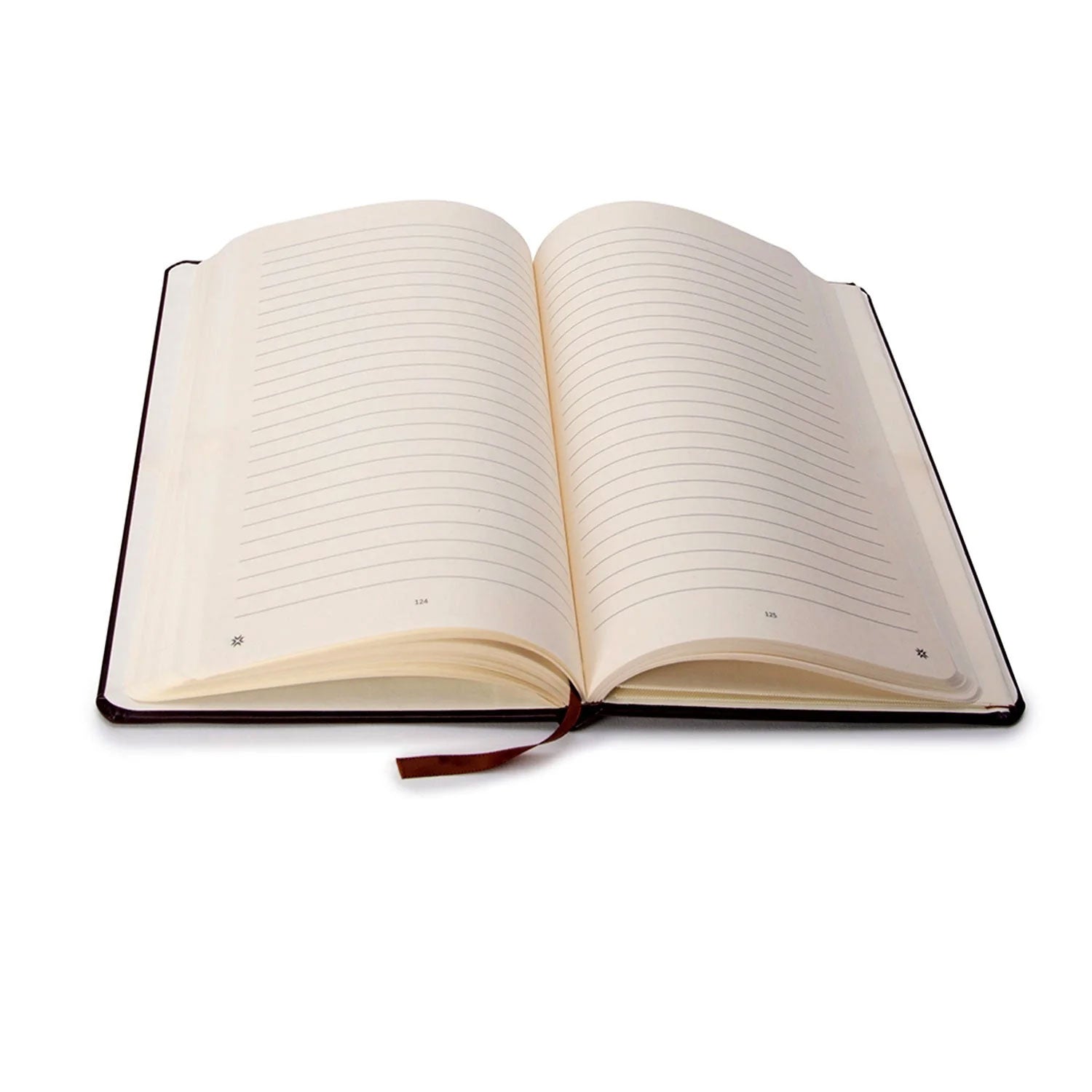 Pennline Waltz Hard Cover Notebook, Brown - Ruled