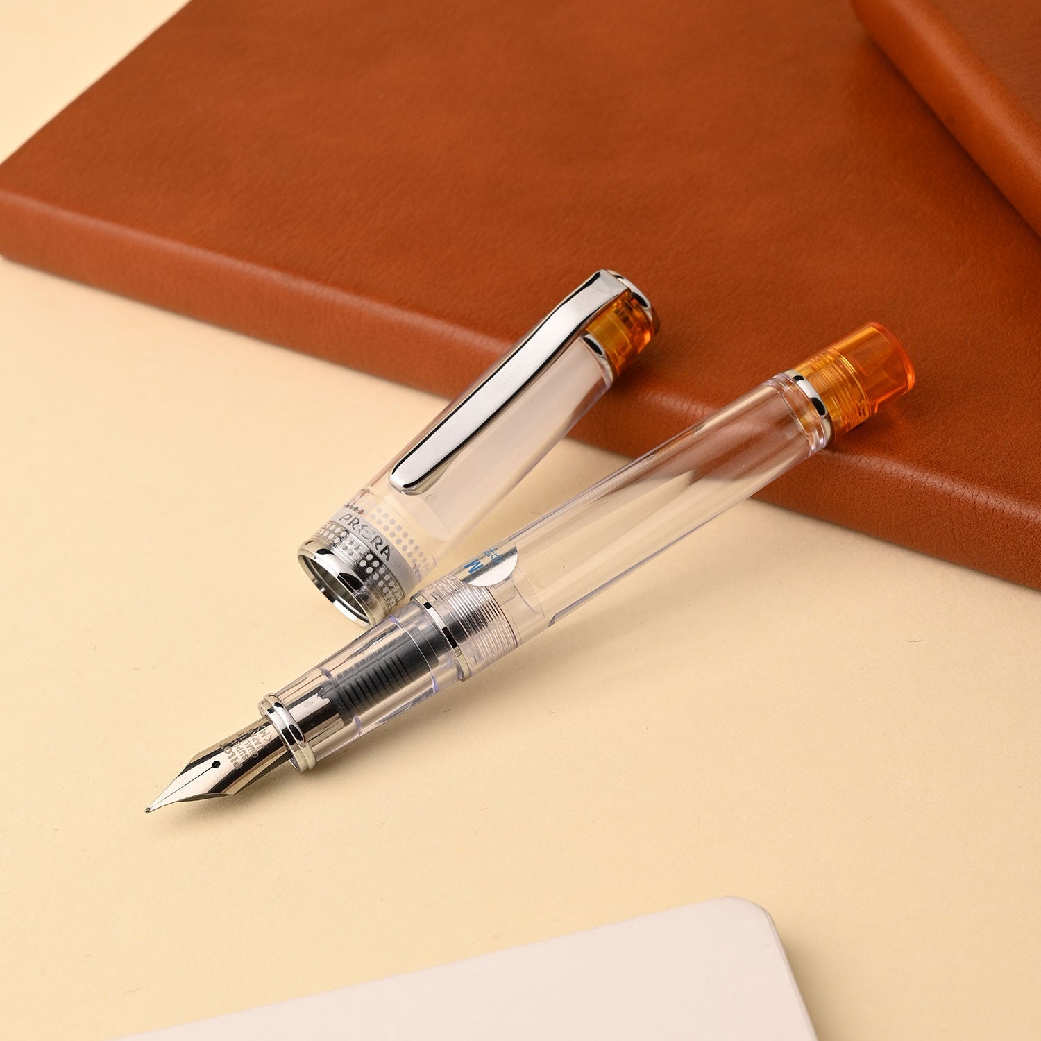 Pilot Prera Fountain Pen - Tinted Orange CT