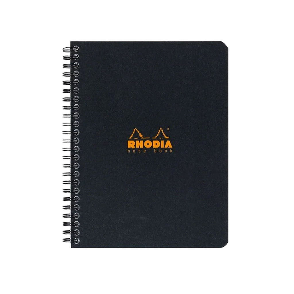 Rhodia Classic Spiral Black 4 Colors Notebook - A4+, Ruled