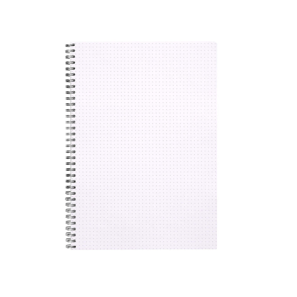 Rhodia Classic Spiral Black Notebook - A4+, Dotted
