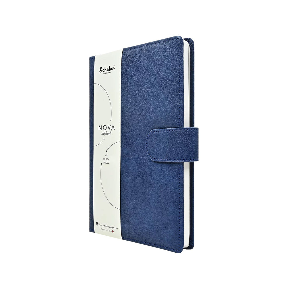 Scholar Nova Blue Notebook - A5, Ruled