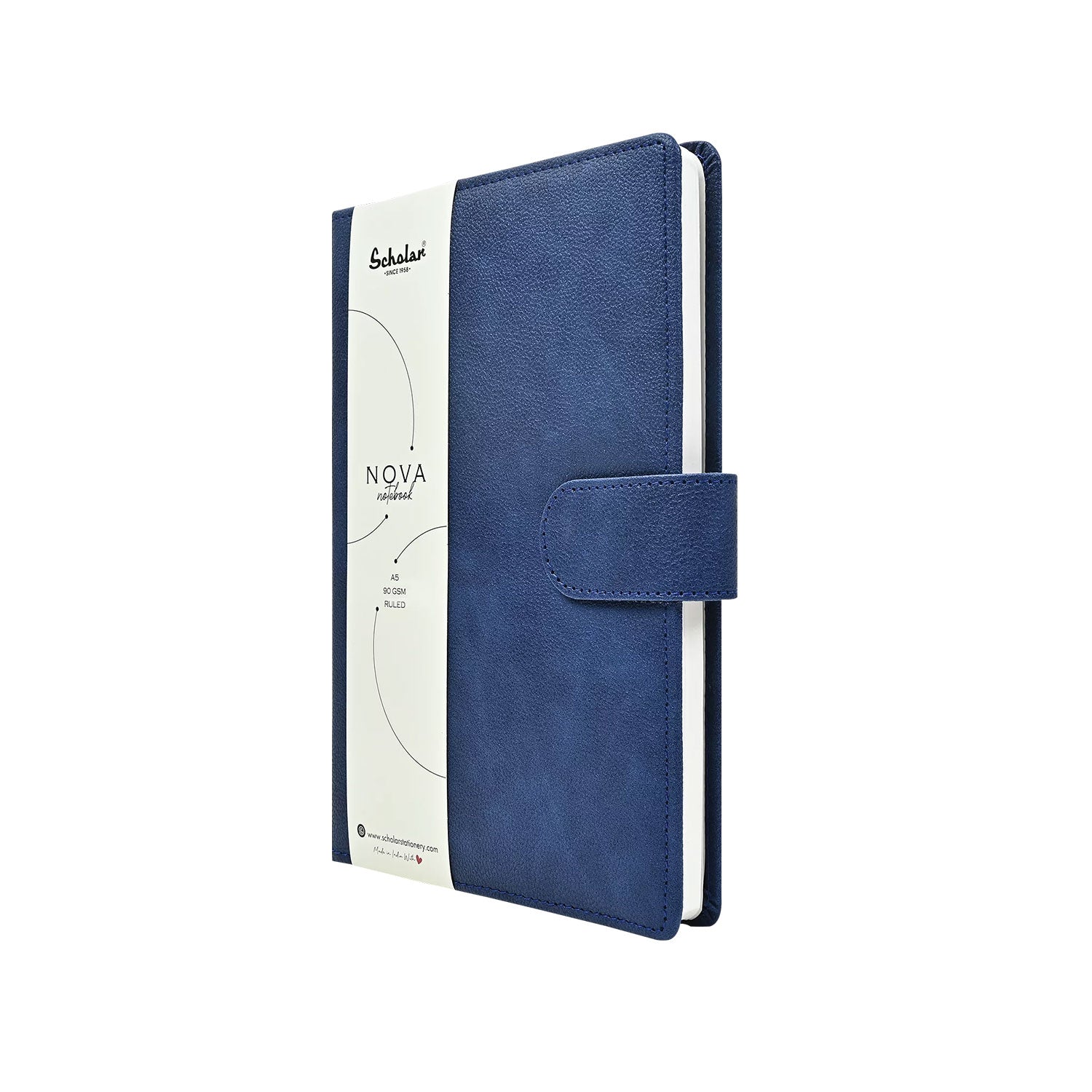 Scholar Nova Blue Notebook - A5, Ruled