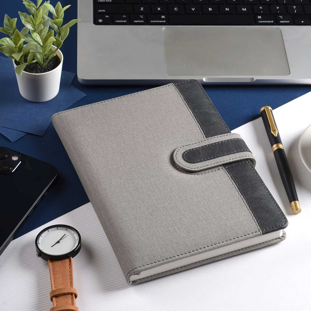 Scholar Regent Grey Notebook - A5, Ruled